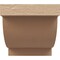 Ekena Millwork 11"W x 11"D x 11"H Wide Alpine Rough Cedar Woodgrain TimberThane Corbel, Primed Tan CORUR11X11X11ALPRCPR - alternate 6